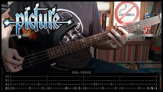 Video thumbnail for PICTURE - Eternal dark (BASS with TABS & lyrics) by WellFire Project