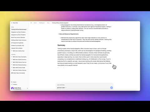 One AI Chat video preview