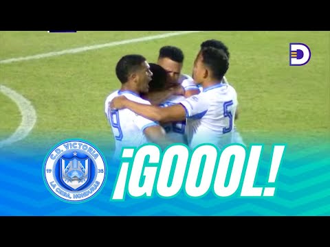 ¡Gol de Rodolfo Espinal! 38 minutos Respuesta inmediata de Victoria iguala 1-1 el duelo ante Motagua