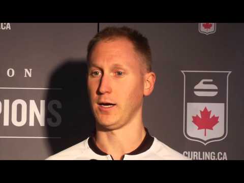 Draw 2 Media Scrum - 2015 Home Hardware Canada Cup