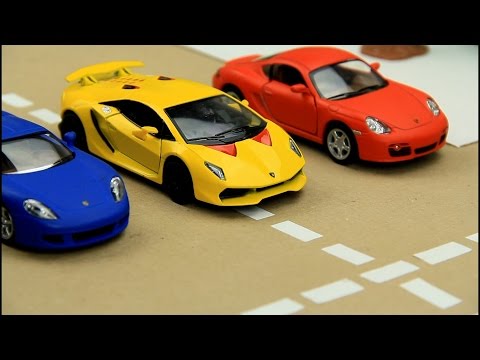 Kids video about Race Cars & Sports Car Race in the City for children
