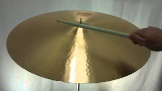 Video thumbnail for Paiste 2002 Ride Cymbal 24" by Drum Center of Portsmouth