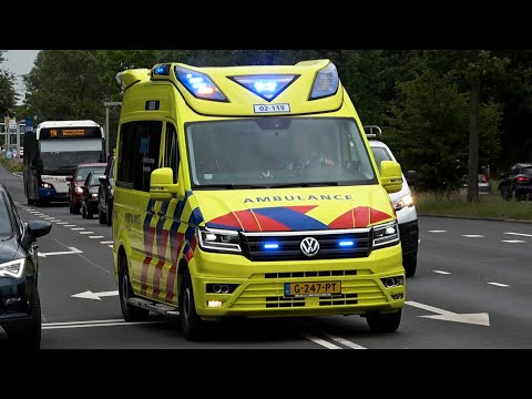 A1, Otaris CR Ambulance 02-119 Metslawier naar het Medisch Centrum Leeuwarden