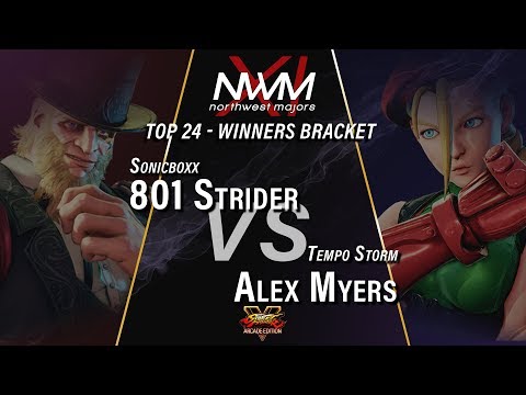 #NWMXI #SFV TOP 24 W1 - SONICBOXX 801 Strider (G) vs TEMPO Alex Myers (Cammy)