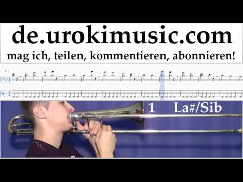 Posaune Lernen Lukas Graham - 7 Years Tabulatur Teil#1 Übungen um-i995