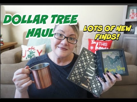 DOLLAR TREE HAUL 11-16-17 | LOTS OF NEW DECOR FINDS!!! Video