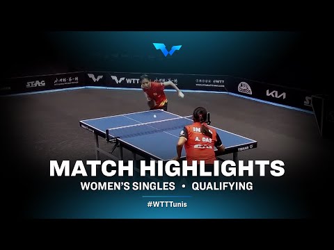 Wang Tianyi vs Ankita Das | WS | WTT Contender Tunis 2022 (Qual)