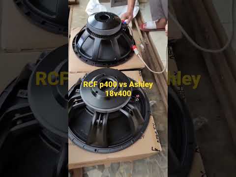 speaker rcf 18 p400 vs ashley 18v400 #rcf #ashley