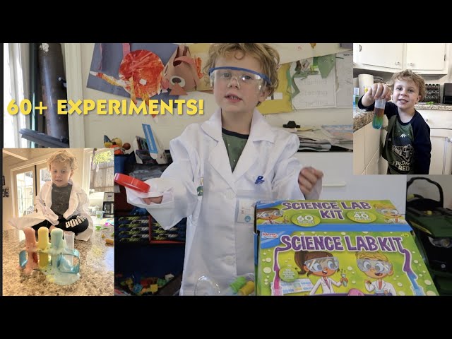 Vídeo relacionado con Kit Científico con 238+ Experimentos para Niños, Kit de Ciencias Juego de Química Laboratorio Set, Proyectos Stem Juegos Educativos para Niños, 5-12 Años Niños Niñas Ideas para Regalos de Cumpleaños
