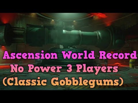 [WR] Ascension No Power 3 Players World Record (Classic Gobblegums)