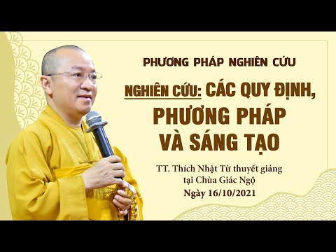 Các quy định, phương pháp và sáng tạo l Phương pháp nghiên cứu