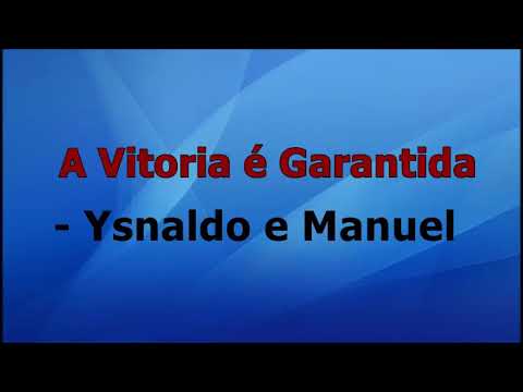 A vitória é garantida playback