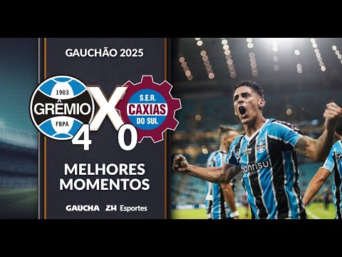 GRÊMIO 4 X 0 CAXIAS | MELHORES MOMENTOS | GAUCHÃO | 26/01/2025
