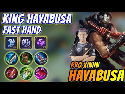 Gameplay Hayabusa Fast Hand by RRQ XINNN - Mobile Legends