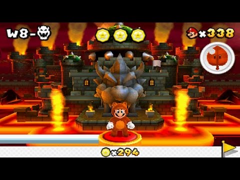 Super Mario 3D Land - World 8 Final Castle