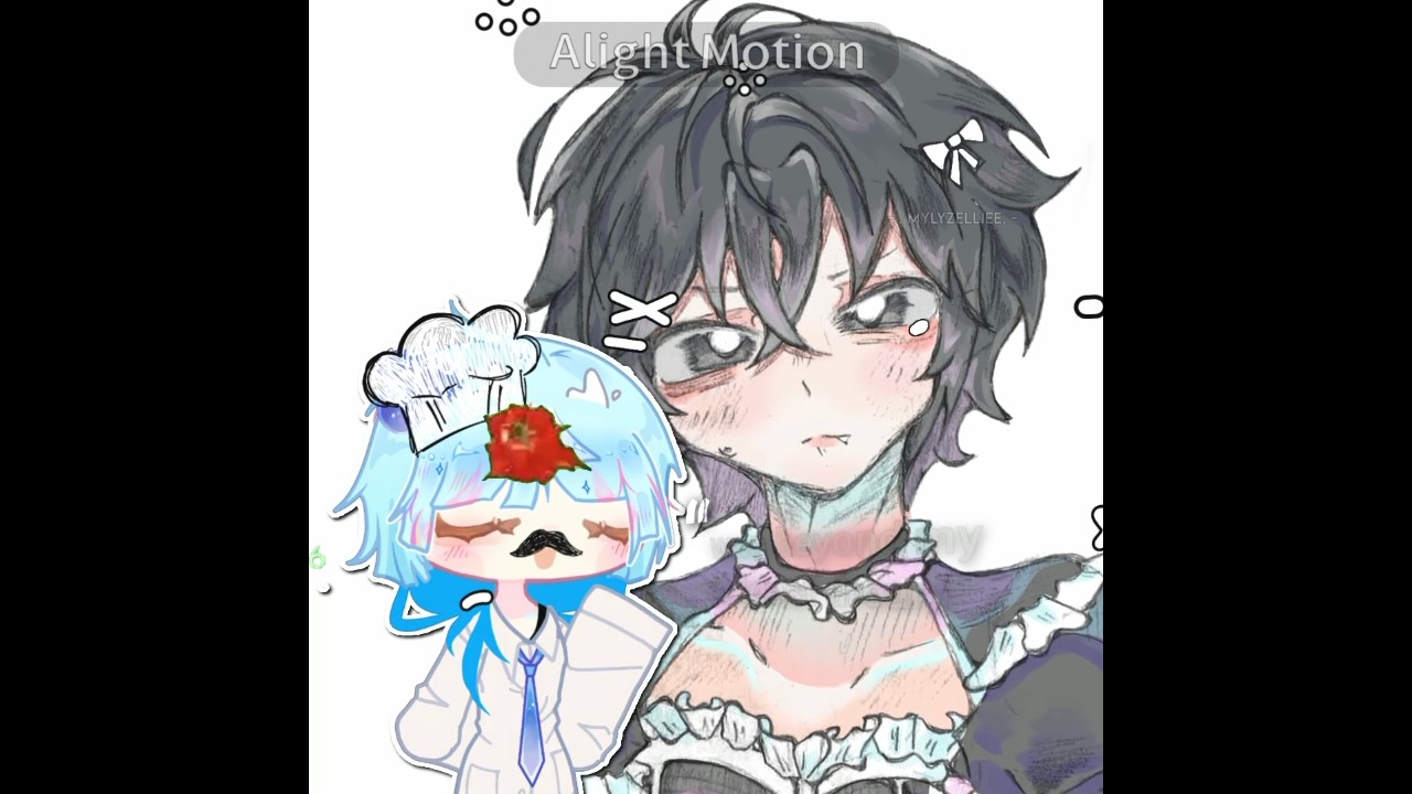 the beauty of his face.. | trend •. . . #gacha #alightmotion #manhwa #yumeship