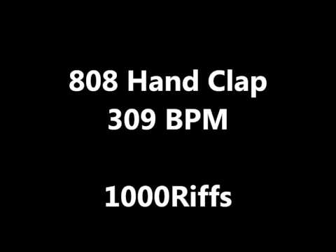 808 Hand Clap : 309 BPM - Beats Per Minute