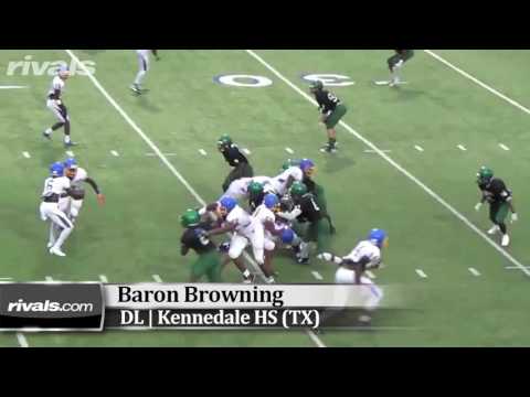 Baron Browning Tackle for Loss vs La Vega