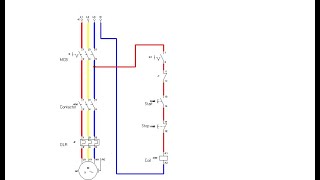 Wiring Diagram for Direct Online Motor starter