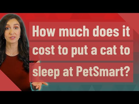 How much does it cost to put a cat to sleep at PetSmart?