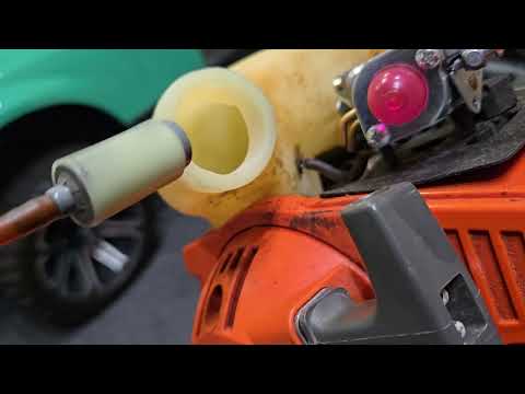 Husqvarna 128LD carb and fuel line discussion.