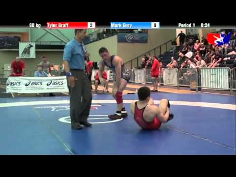 Tyler Graff vs. Mark Grey at 2013 ASICS University Nationals - FS