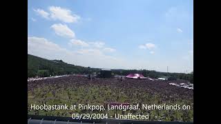 Hoobastank - Unaffected (Live) at Pinkpop, Landgraaf, Netherlands on 05/29/2004