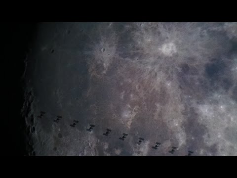 International Space Station Lunar Transit