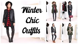 5 CHIC WINTER OUTFITS | xteeener