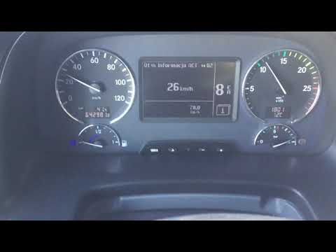 Mercedes Actros MP3 1844 0-90 acceleration