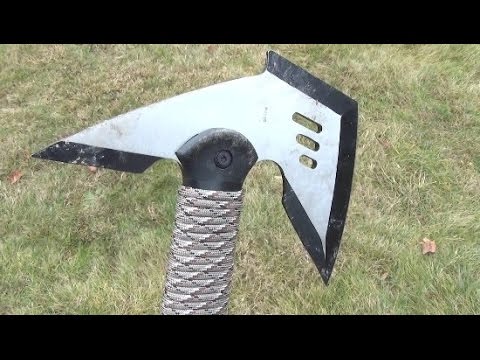 Biohazard Zombie Axe - Throwing Review, Fun Budget Throwing Axe