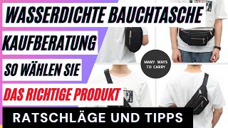 Wasserdichte Bauchtasche Vergleich. Die besten wasserdichten Gürteltaschen im Test.