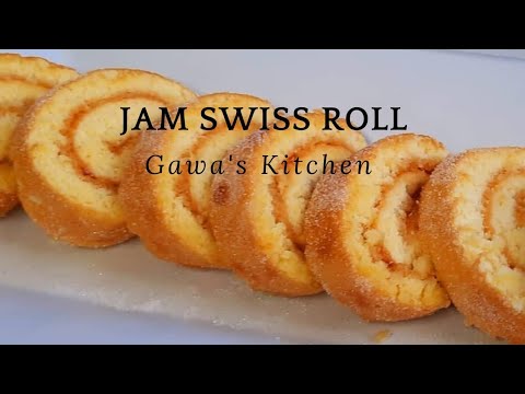 How to make the easiest Swiss Roll/Jam roll/gawa's kitchen/Southafricanyoutuber