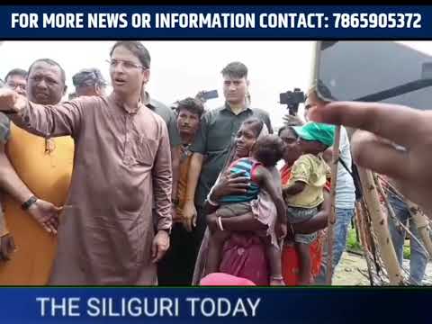 MP Raju Bisht met 120 tribal families who were attacked