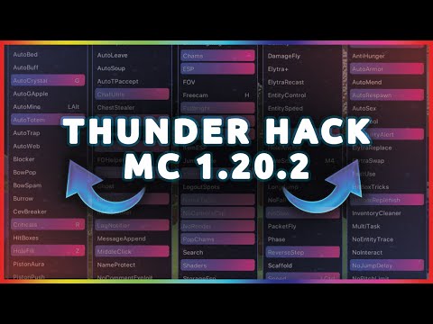KiLAB Gaming - ThunderHack The Best Hacked Client For Minecraft 1.20.2? | Complete Client Overview - Episode #44