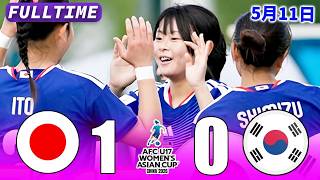 U-17日本女子代表、宿敵U-17韓国女子代表を撃破！樋口ららの“芸術FK”で準決勝進出｜AFC U17女子アジアカップ2026