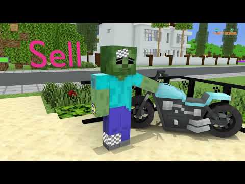 Funny School : Story aAbout Zombie Boy - Minecraft Animation