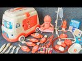 10 Minutes Satisfying with Unboxing Cute Pink Ambulance Toy, Doctor Set Toy Collection ASMR