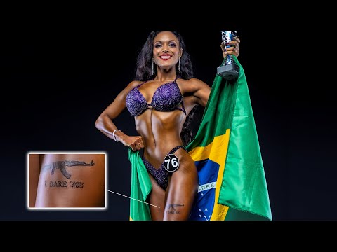 Bikini Fitness  Competition in Sweden (Cool tattoo on winner)