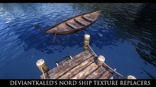 TES V - Skyrim Mods: DeviantKaled's Nord Ship Texture Replacers