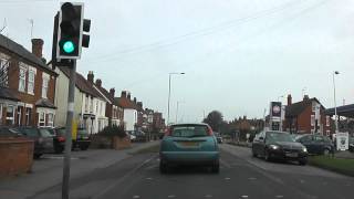 preview picture of video 'Driving Along Ashchurch Road To Junction 9 M5, Tewkesbury, Gloucestershire, England 2nd March 2012'
