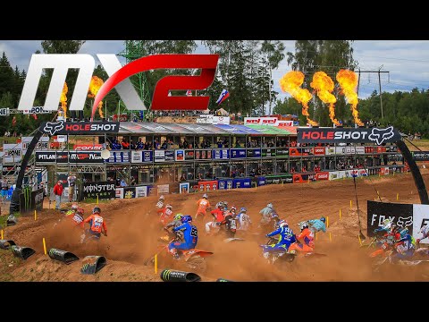 Start MX2 Race 1 - MXGP of Riga 2020