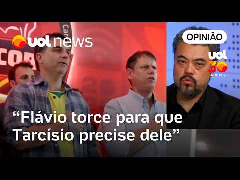 Sakamoto: Flávio Bolsonaro torce em segredo por Haddad para que Tarcísio precise dele