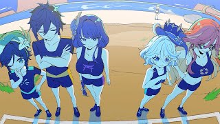 [原神] 同人短片：技能全開的提瓦特障礙接力賽