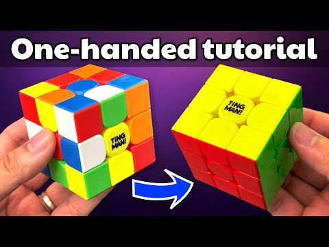 How To Solve A Rubik's Cube ONE HANDED (OH)