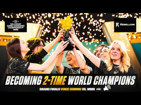 How it sounds to win the VCT Game Changers Championship, again | Shopify Rebellion vs MIBR