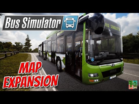 BUS SIMULATOR - MAP ERWEITERUNG 🔥 Ein neues Stadtviertel🚜│Bus Simulator Konsolen-Edition [HD]