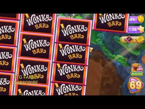 LEVEL  Willy Wonka’s Sweet Adventure NEW Zynga chocolate match 3 game