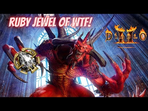 D2R SSF FoH pally finds Ruby Jewel of F....?