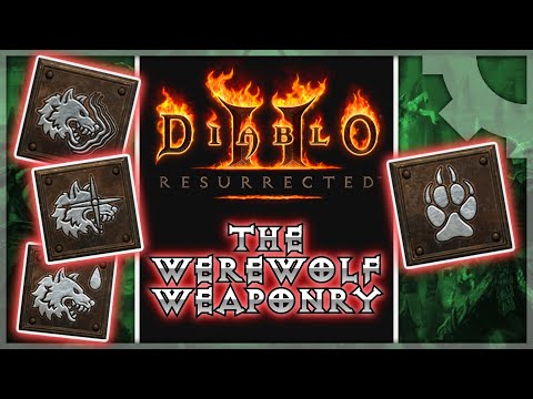 Why People Prefer Werewolves - Diablo 2 Skill Guide [ Fury Rabies Feral Rage ]